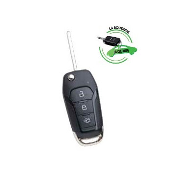 Télécommande compatible HU101R15 FORD 3 boutons- Silca ID47 433Mhz
